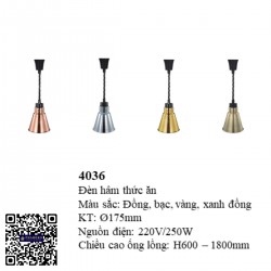 Đèn hâm nóng thức ăn 4036