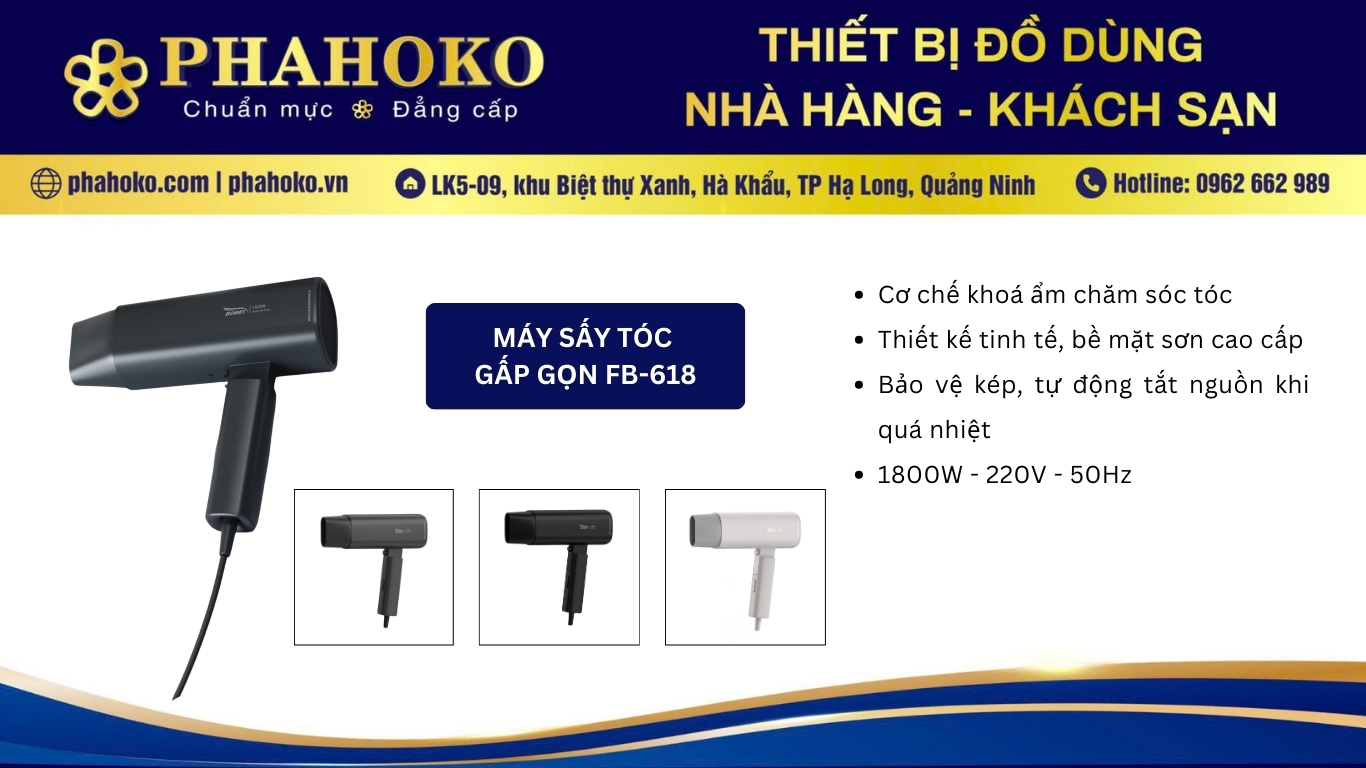 máy sấy tóc gấp gọn bowei 2
