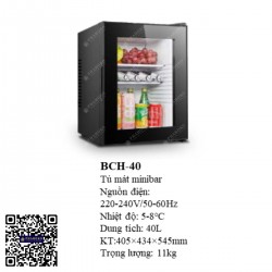 Tủ mát minibar BCH-40