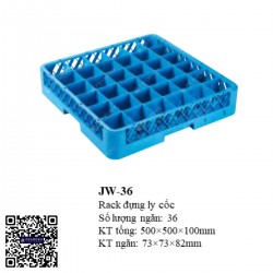 Rack ly cốc 36 ngăn JW-36