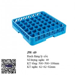 Rack ly cốc 49 ngăn JW-49