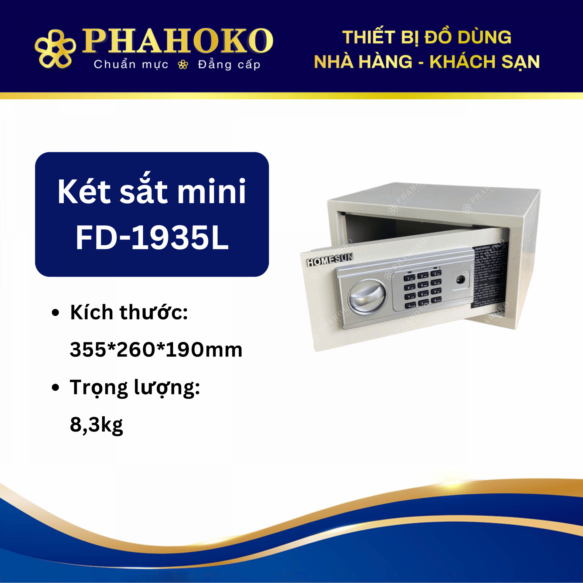 Két sắt mini PD 581
