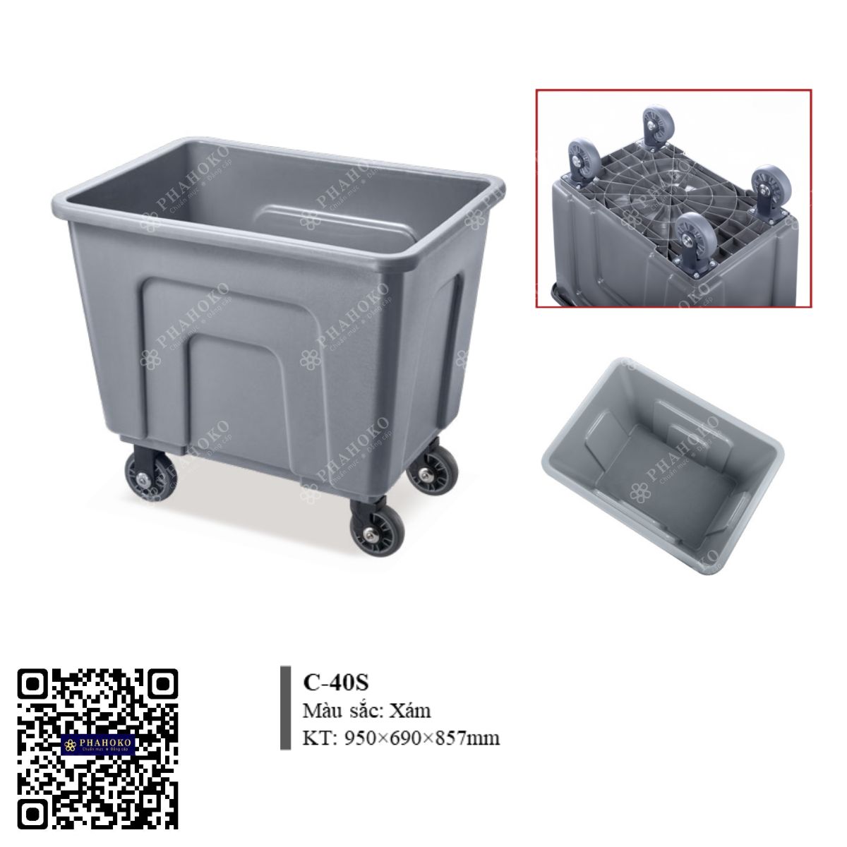 Xe chở đồ vải C 40S