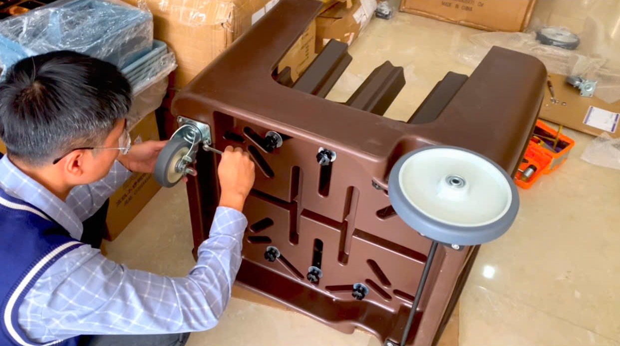 Lắp xe chở đĩa 3