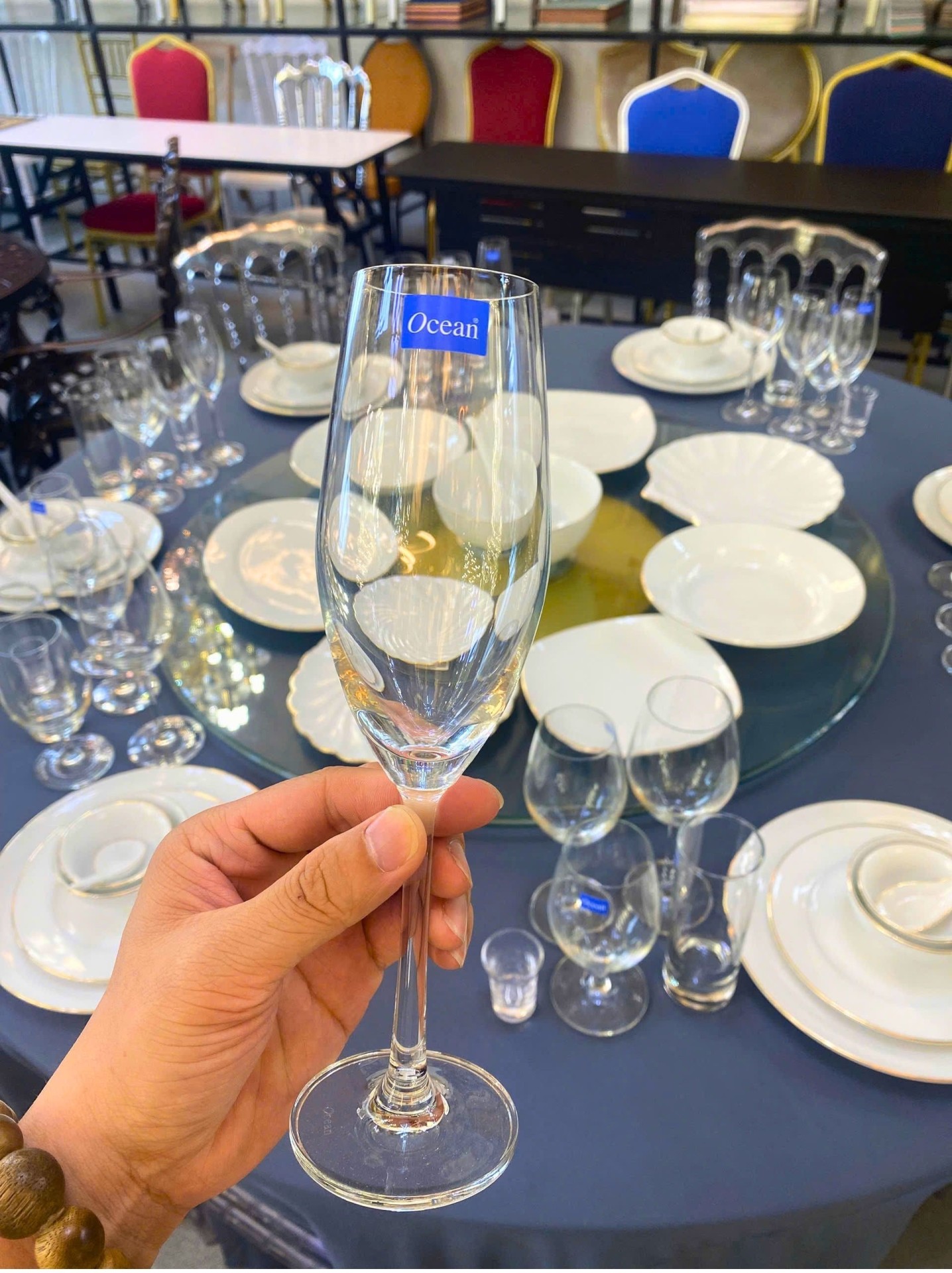 Ly tách pha lê mẫu