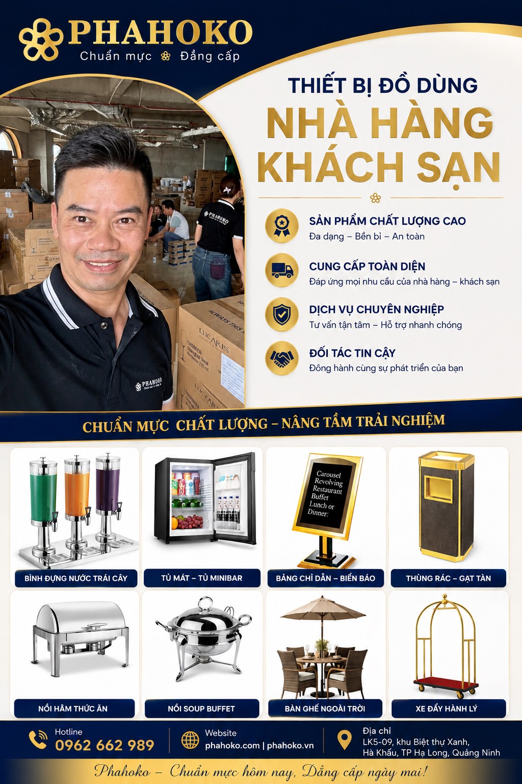 THIẾT BỊ KHÁCH SẠN PHAHOKO NÂNG TẦM ĐẲNG CẤP DỰ ÁN