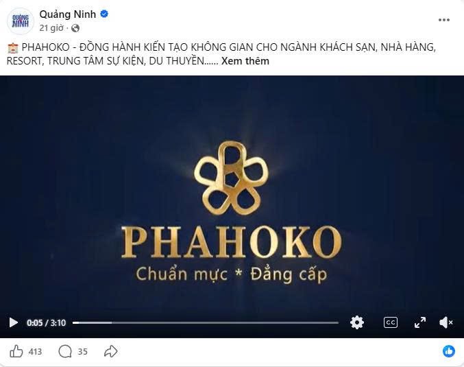 Phahoko lên sóng page Quảng Ninh