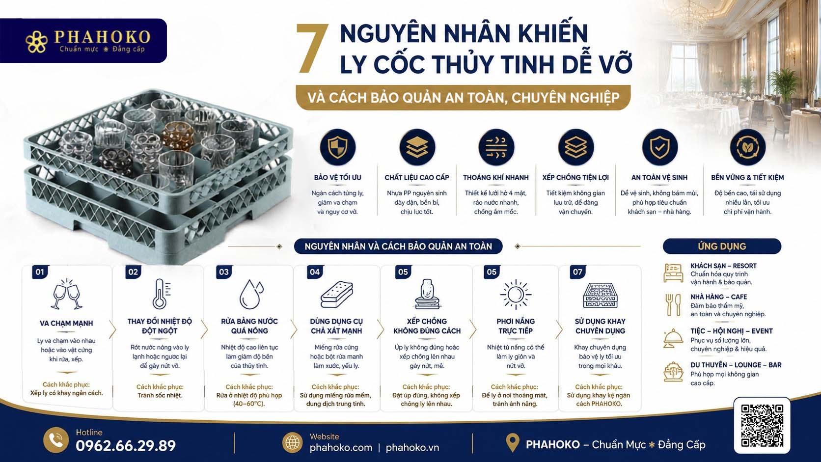 7 Nguyên Nhân Khiến Ly Cốc Thủy Tinh Dễ Vỡ Và Cách Bảo Quản An Toàn, Chuyên Nghiệp
