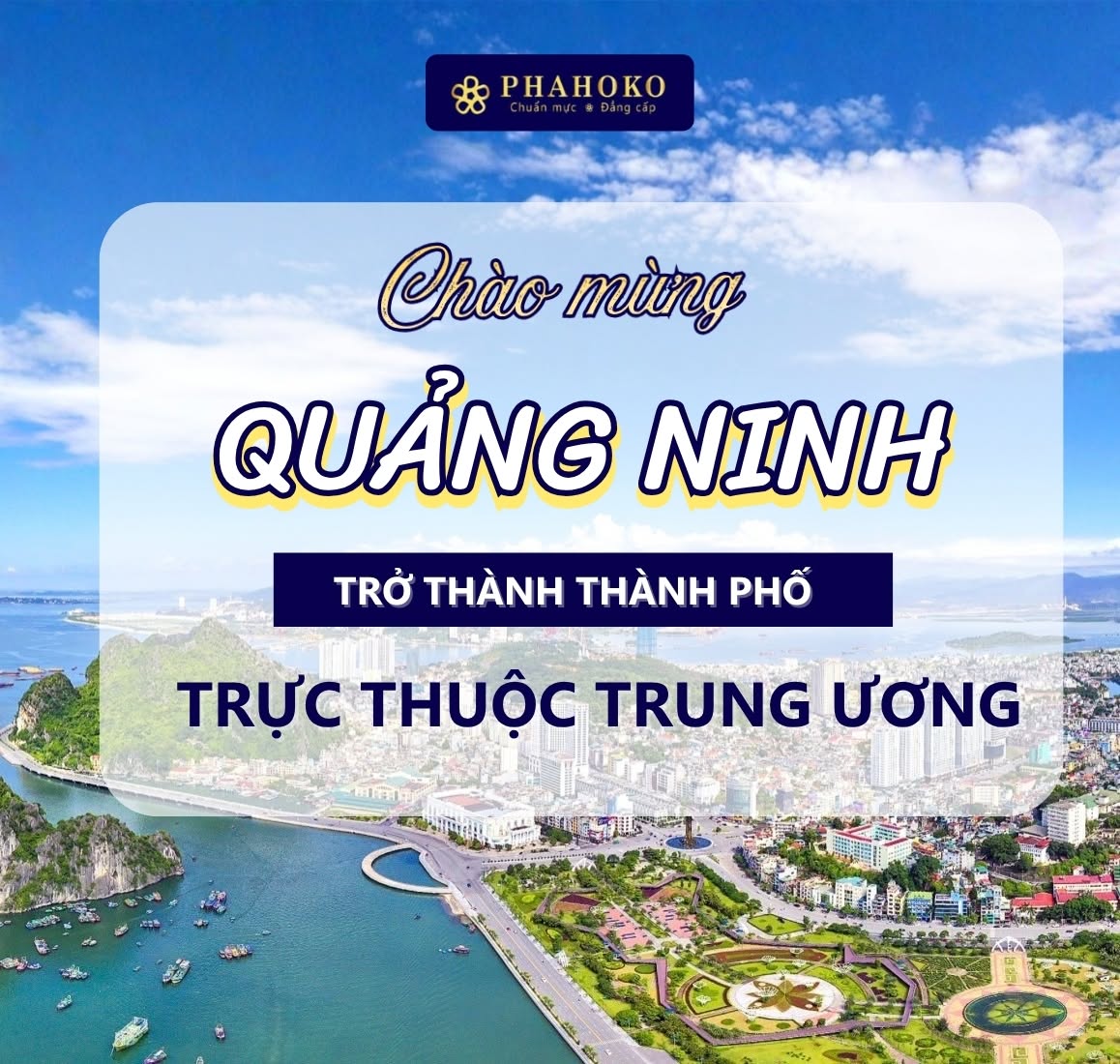 Chúc Mừng QN trở thành thành phố trực thuộc Trung ương