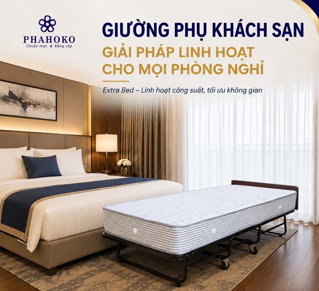 Giường Phụ Khách Sạn: Tăng RevPAR & Tối Ưu Công Suất Phòng