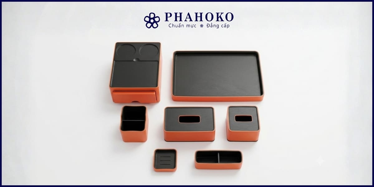 Bộ Đồ Buồng Phòng Khách Sạn: Khay Phụ Kiện Đẳng Cấp