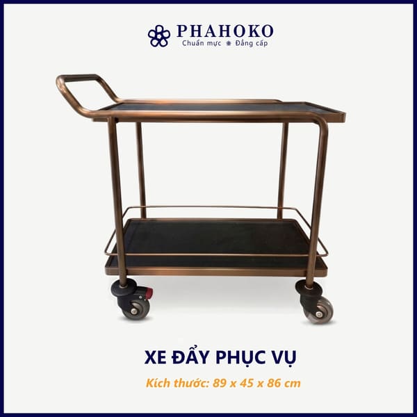 Xe Đẩy Phục Vụ Mẫu Mới Phahoko: Đẳng Cấp & Tiện Nghi
