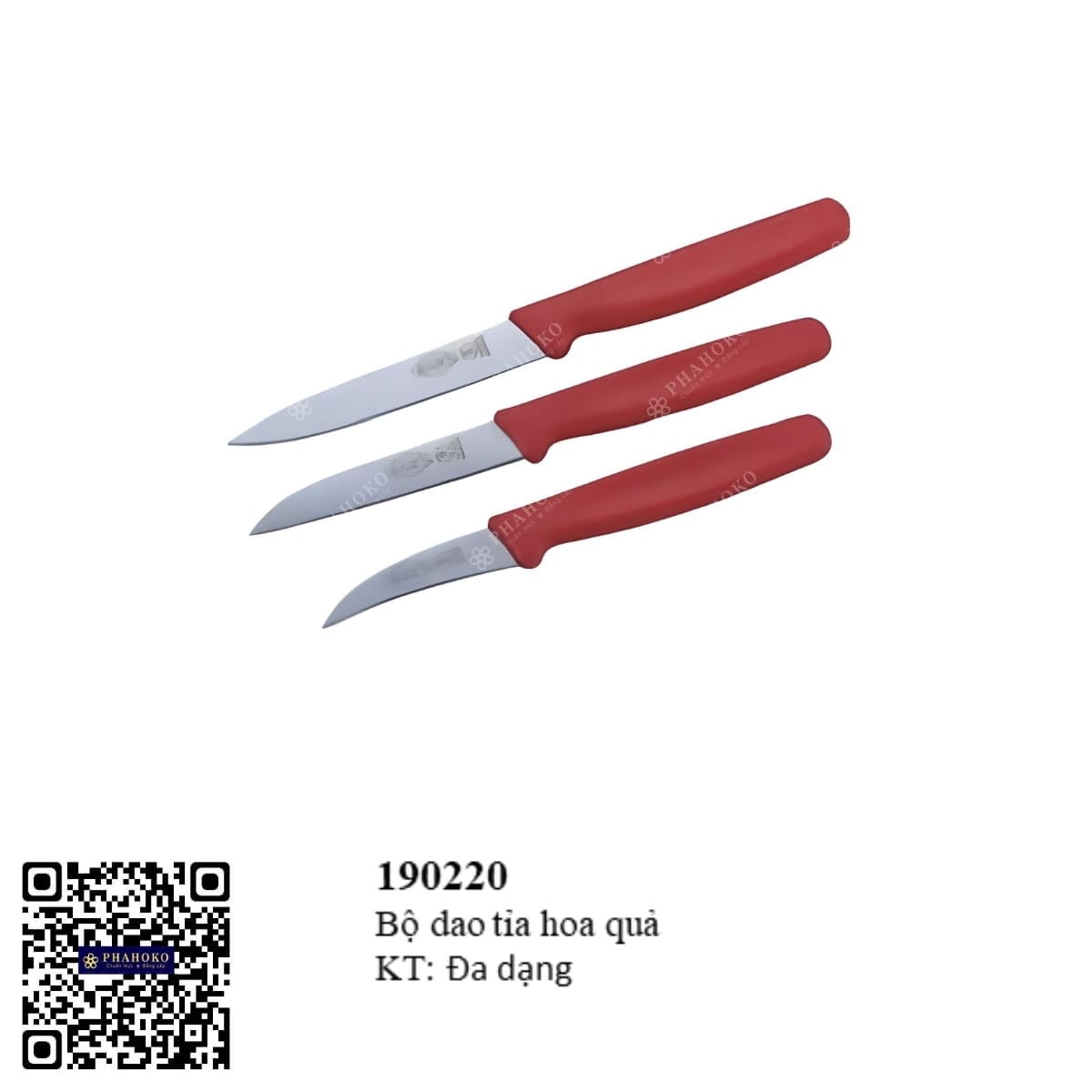 Bộ dao tỉa hoa quả